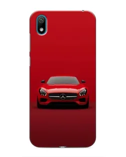 Чехол для Huawei Y5 2019 с картинкой «Красный Mercedes AMG»