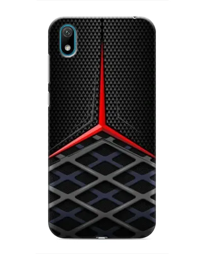 Чехол для Huawei Y5 2019 с картинкой «Mercedes Carbon Grid»