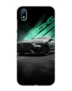 Чехол для Huawei Y5 2019 с картинкой «Темный Mercedes AMG»