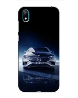 Чехол для Huawei Y5 2019 с картинкой «Ночной Mercedes EQ»