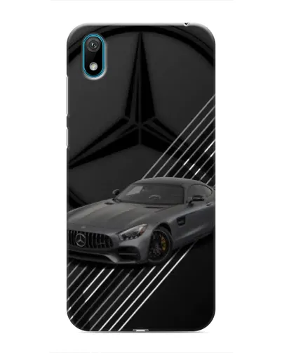 Чехол для Huawei Y5 2019 с картинкой «Mercedes AMG — графика»