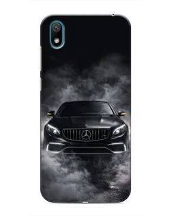 Чехол для Huawei Y5 2019 с картинкой «Mercedes в дыму»