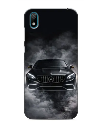 Чехол для Huawei Y5 2019 с картинкой «Mercedes в дыму»