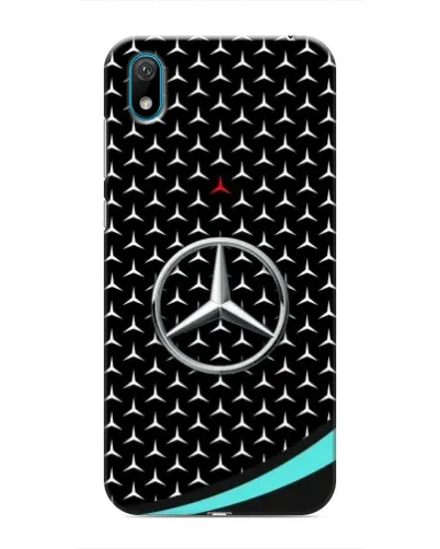 Чехол для Huawei Y5 2019 с картинкой «Mercedes — бирюзовый акцент»