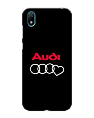 Чехол для Huawei Y5 2019 с картинкой «Логотип Audi Heart»