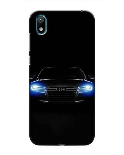 Чехол для Huawei Y5 2019 с картинкой «Audi в неоне»
