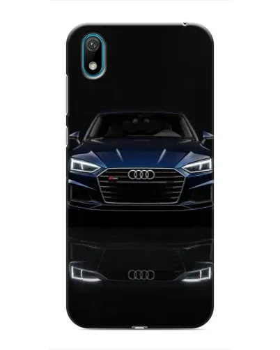 Чехол для Huawei Y5 2019 с картинкой «Audi — ночное отражение»