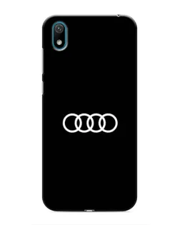 Чехол для Huawei Y5 2019 с картинкой «Audi White Logo»