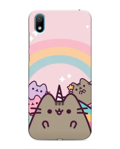 Чехол для Huawei Y5 2019 с картинкой «Единорог Pusheen»