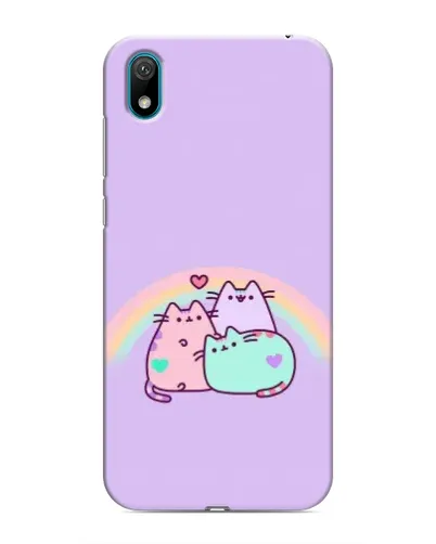 Чехол для Huawei Y5 2019 с картинкой «Радужные Пушины»