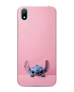 Чехол для Huawei Y5 2019 с картинкой «Stitch выглядывает»