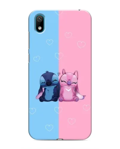 Чехол для Huawei Y5 2019 с картинкой «Stitch и Angel Love» Чехол для Huawei Y5 2019 с картинкой «Stitch и Angel Love»