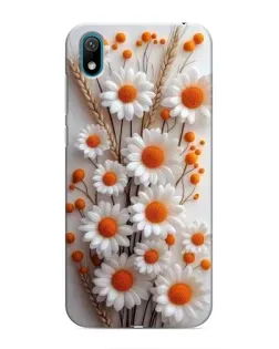 Чехол для Huawei Y5 2019 с картинкой «Белые сухоцветы» Чехол для Huawei Y5 2019 с картинкой «Белые сухоцветы»