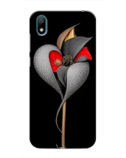 Чехол для Huawei Y5 2019 с картинкой «Серебряный фантазийный цветок» Чехол для Huawei Y5 2019 с картинкой «Серебряный фантазийный цветок»
