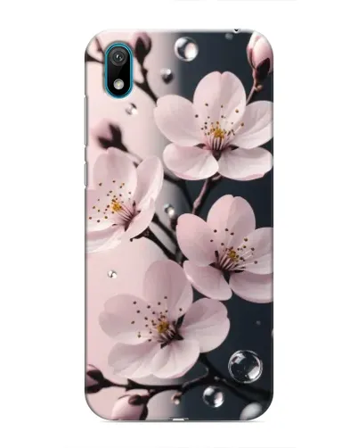 Чехол для Huawei Y5 2019 с картинкой «Нежная сакура и капли» Чехол для Huawei Y5 2019 с картинкой «Нежная сакура и капли»