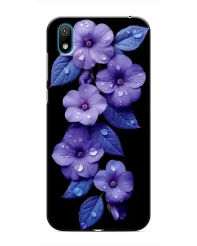 Чехол для Huawei Y5 2019 с картинкой «Фиолетовые цветы с росою» Чехол для Huawei Y5 2019 с картинкой «Фиолетовые цветы с росою»