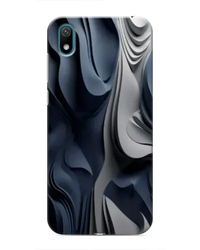 Чехол для Huawei Y5 2019 с картинкой «Объемные синие складки» Чехол для Huawei Y5 2019 с картинкой «Объемные синие складки»