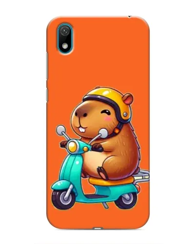 Чехол для Huawei Y5 2019 с картинкой «Капибара на скутере» Чехол для Huawei Y5 2019 с картинкой «Капибара на скутере»