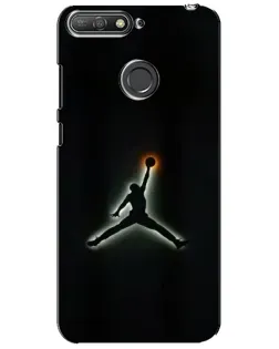 Чехол для Huawei Y6 Prime 2018 с картинкой «Jordan Gradient Logo» Чехол для Huawei Y6 Prime 2018 с картинкой «Jordan Gradient Logo»