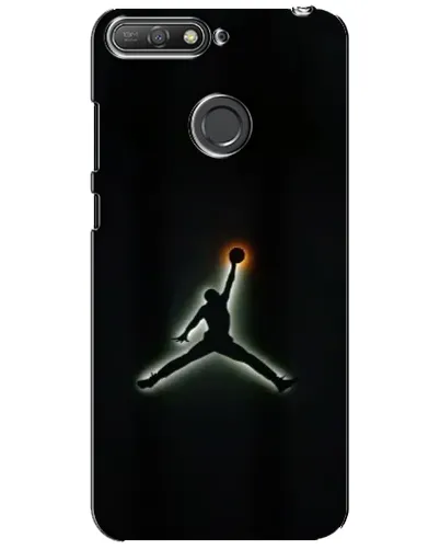 Чехол для Huawei Y6 Prime 2018 с картинкой «Jordan Gradient Logo»