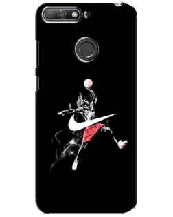 Чехол для Huawei Y6 Prime 2018 с картинкой «Jordan Jumpman»