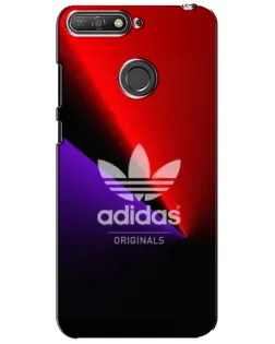 Чехол для Huawei Y6 Prime 2018 с картинкой «Adidas Red Neon»