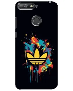 Чехол для Huawei Y6 Prime 2018 с картинкой «Adidas Splash» Чехол для Huawei Y6 Prime 2018 с картинкой «Adidas Splash»