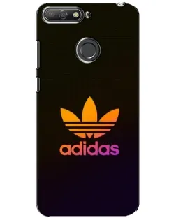 Чехол для Huawei Y6 Prime 2018 с картинкой «Градиент Adidas»
