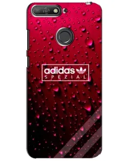 Чехол для Huawei Y6 Prime 2018 с картинкой «Adidas Gold Marble»