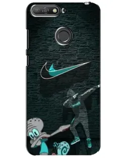Чехол для Huawei Y6 Prime 2018 с картинкой «Спортивный арт Nike» Чехол для Huawei Y6 Prime 2018 с картинкой «Спортивный арт Nike»