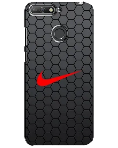 Чехол для Huawei Y6 Prime 2018 с картинкой «Nike — карбоновая сетка» Чехол для Huawei Y6 Prime 2018 с картинкой «Nike — карбоновая сетка»