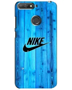 Чехол для Huawei Y6 Prime 2018 с картинкой «Голубое дерево Nike»