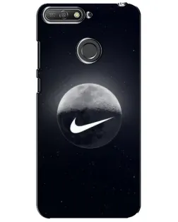 Чехол для Huawei Y6 Prime 2018 с картинкой «Nike в стиле граффити»