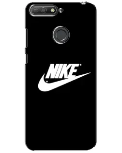 Чехол для Huawei Y6 Prime 2018 с картинкой «Мазки краски Nike»