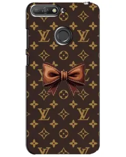 Чехол для Huawei Y6 Prime 2018 с картинкой «LV с бантом»