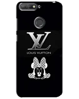 Чехол для Huawei Y6 Prime 2018 с картинкой «LV и Минни Маус»