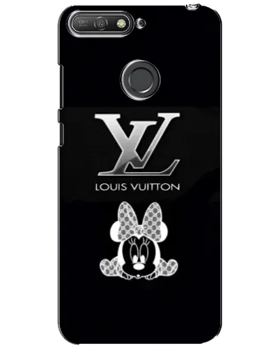 Чехол для Huawei Y6 Prime 2018 с картинкой «LV и Минни Маус»