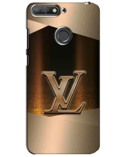 Чехол для Huawei Y6 Prime 2018 с картинкой «LV — золотое сияние»
