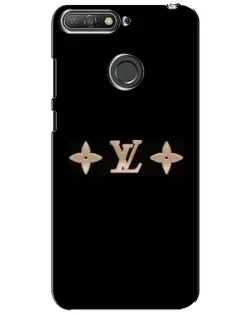 Чехол для Huawei Y6 Prime 2018 с картинкой «Louis Vuitton — минимализм»