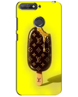 Чехол для Huawei Y6 Prime 2018 с картинкой «Мороженое от LV»
