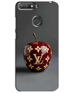Чехол для Huawei Y6 Prime 2018 с картинкой «Красное яблоко LV»