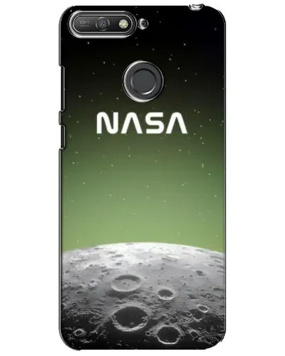 Чехол для Huawei Y6 Prime 2018 с картинкой «NASA — лунный градиент»