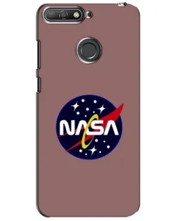 Чехол для Huawei Y6 Prime 2018 с картинкой «NASA — ретро космос»