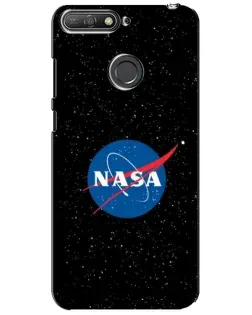 Чехол для Huawei Y6 Prime 2018 с картинкой «NASA — звездное небо»