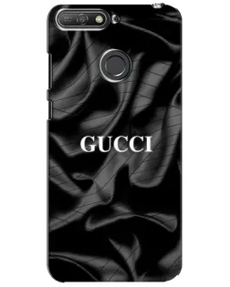 Чехол для Huawei Y6 Prime 2018 с картинкой «Gucci — шелковые волны»