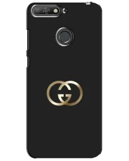 Чехол для Huawei Y6 Prime 2018 с картинкой «Минимализм Gucci»
