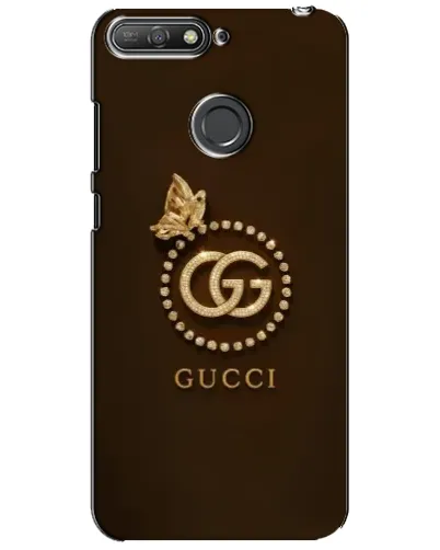 Чехол для Huawei Y6 Prime 2018 с картинкой «Gucci — золотая бабочка»