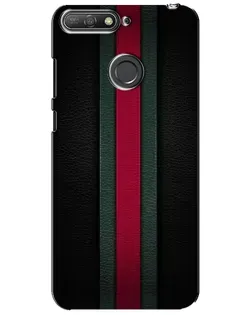 Чехол для Huawei Y6 Prime 2018 с картинкой «Gucci — неоновая линия»