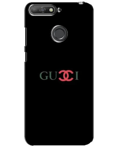 Чехол для Huawei Y6 Prime 2018 с картинкой «Gucci — красный градиент»