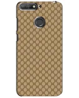 Чехол для Huawei Y6 Prime 2018 с картинкой «Gucci — классический беж» Чехол для Huawei Y6 Prime 2018 с картинкой «Gucci — классический беж»